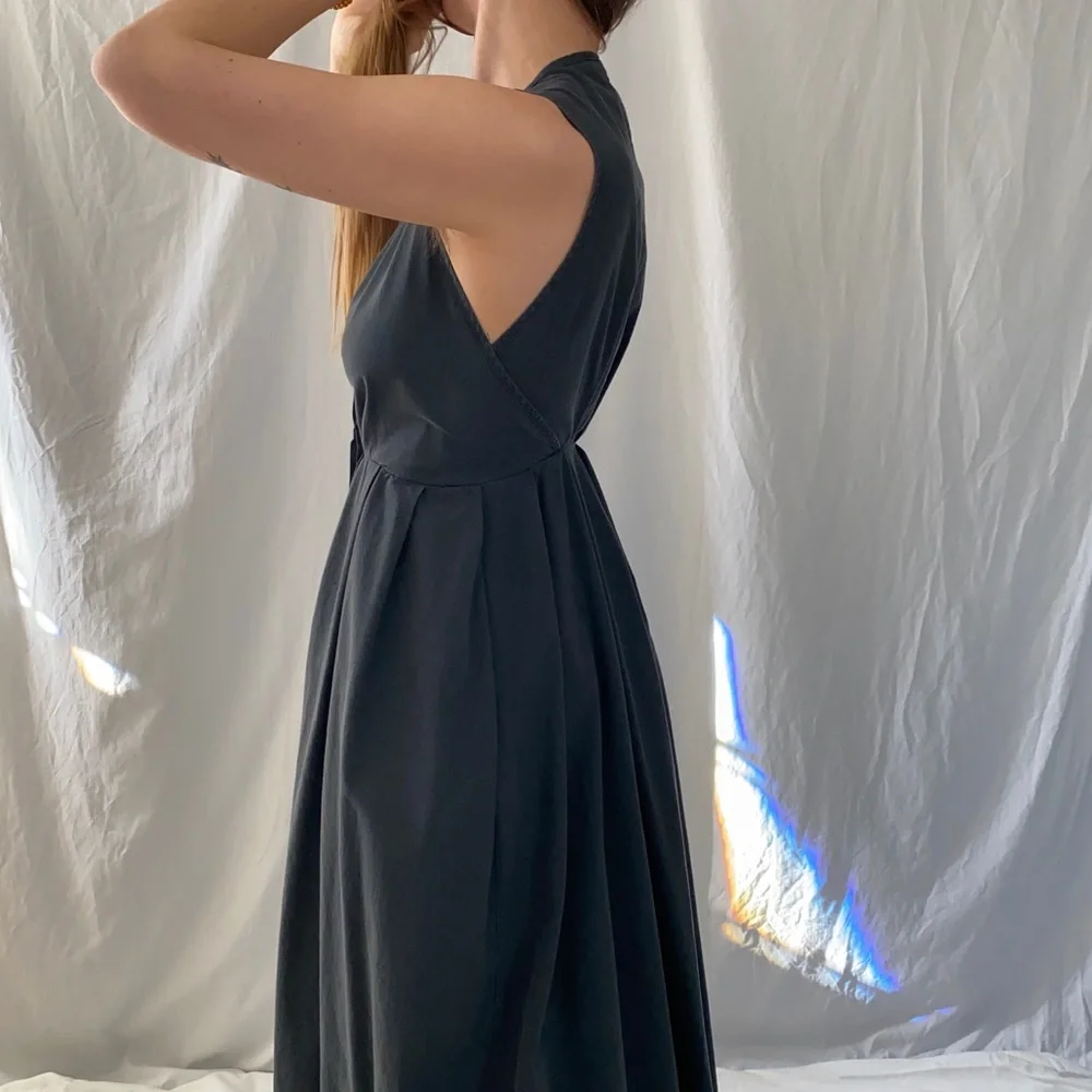 The Edo Dress in ink black by SHAINA MOTE s/s 2015 deadstock - Picture 7 of 8
